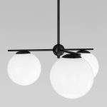 Потолочный светильник со стеклянными плафонами 60147/3 черный — изображение 2