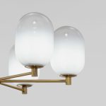 Потолочный светильник со стеклянными плафонами 60161/6 латунь — изображение 2