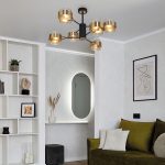 Потолочная люстра в стиле лофт 70127/6 черный — изображение 4