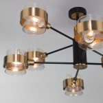 Потолочная люстра в стиле лофт 70127/8 черный — изображение 2