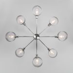 Потолочная люстра со стеклянными плафонами 70127/8 хром — изображение 4