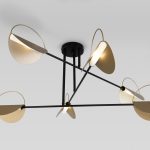 Потолочный светильник 70148/6 черный/золото — изображение 2