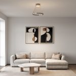 Потолочный светодиодный светильник 40018/1 LED коричневый — изображение 6