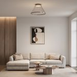 Потолочный светодиодный светильник 40019/1 LED коричневый — изображение 7