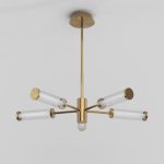 Потолочный светодиодный светильник 50386/5 LED латунь — изображение 2