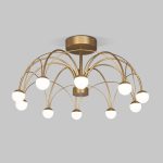 Потолочный светодиодный светильник 90031/10 LED золото — изображение 2