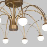 Потолочный светодиодный светильник 90031/10 LED золото — изображение 3