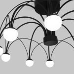 Потолочный светодиодный светильник Ragno 90035/10  LED черный — изображение 2