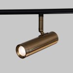 Потолочный светодиодный светильник с поворотным механизмом 20252/6 LED черный/латунь — изображение 2