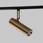 Потолочный светодиодный светильник с поворотным механизмом 20252/6 LED черный/латунь — изображение 3