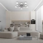 Потолочный светодиодный светильник с пультом управления 90242/10 хром — изображение 4