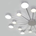 Потолочный светодиодный светильник с пультом управления 90242/16 хром — изображение 2