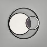 Потолочный светодиодный светильник с регулировкой яркости и цветовой температуры 90254/1 черный — изображение 2