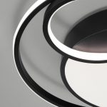 Потолочный светодиодный светильник с регулировкой яркости и цветовой температуры 90254/1 черный — изображение 3