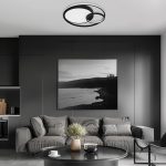 Потолочный светодиодный светильник с регулировкой яркости и цветовой температуры 90254/1 черный — изображение 4