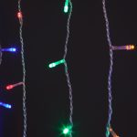 Новогодняя гирлянда бахрома мульти 1,8*0,5м IP20 100-001 — изображение 4