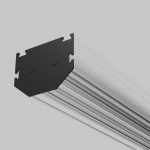 Slim Magnetic Комплект заглушек для шинопровода в натяжной потолок: торцевая и внутренняя (черный) 85233/00