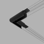 Slim Magnetic Коннектор угловой для шинопровода Round накладной 85135/00