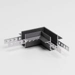 Slim Magnetic Коннектор угловой для встраиваемого шинопровода под ГКЛ 12,5мм (черный) 85212/00 — изображение 2