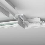 Slim Magnetic Коннектор угловой для встраиваемого шинопровода под ГКЛ 9,5мм (белый) 85214/00