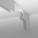 Slim Magnetic Коннектор угловой внутренний для накладного шинопровода белый 85091/11 — изображение 2