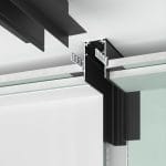 Slim Magnetic Коннектор угловой внутренний для встраиваемого шинопровода под ГКЛ 9,5мм (черный) 85213/00