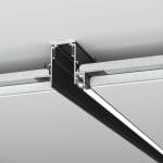 Slim Magnetic Шинопровод встраиваемый с местом под светодиодную ленту (чёрный) (2м) 85132/00