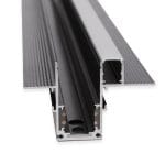 Slim Magnetic Шинопровод встраиваемый с местом под светодиодную ленту (чёрный) (2м) 85132/00 — изображение 2