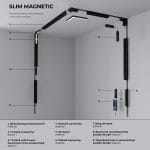 Slim Magnetic SL03 Трековый светильник 18W 3000K (черный) 85006/01 — изображение 4