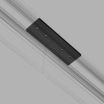 Slim Magnetic Соединительная планка широкая для шинопровода 85088/00