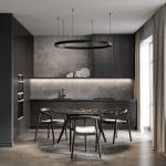 Slim Magnetic Трековый светильник 12W 4200K Intenso (чёрный) (⌀ 1200мм) 85186/01 — изображение 3