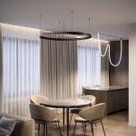 Slim Magnetic Трековый светильник 12W 4200K Intenso (чёрный) (⌀ 800мм) 85184/01 — изображение 3