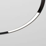 Slim Magnetic Трековый светильник 16W 4200K Planar (чёрный) (⌀ 800мм) 85180/01