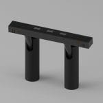 85056/01 Slim Magnetic Умный трековый светильник 14W 2700-6500K Dim Dual (чёрный) — изображение 4