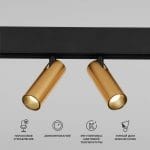 85056/01 Slim Magnetic Умный трековый светильник 14W 2700-6500K Dim Dual (латунь)
