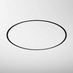 Slim Magnetic Шинопровод встраиваемый (черный) (⌀ 1200мм) 85159/00