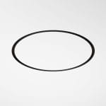 Slim Magnetic Шинопровод встраиваемый (черный) (⌀ 800мм) 85158/00