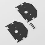 Slim Magnetic Заглушки для шинопровода в натяжной потолок 85204/00 (черный)  (2 шт.) 85206/00 — изображение 3