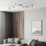 Светильник потолочный с белыми плафонами 20043/6 сатин-никель — изображение 3