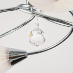 Светильник потолочный с белыми плафонами 2275/6 хром — изображение 3