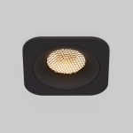 15276/LED 10W 3000K черный IP44