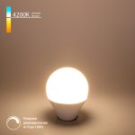 Светодиодная лампа Dimmable G45 7W 4200K E14 BLE1449