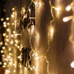 Светодиодная гирлянда занавес теплый белый 1,5*1м IP20 200-001 теплый белый — изображение 8