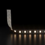 Светодиодная лента 120 Led 9,6 Вт IP20, 3300K тёплый белый, 5 м 2835 24V 120Led 9,6W IP20 Black — изображение 2