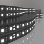 Светодиодная лента 120 Led 9,6 Вт IP20, 6500K холодный белый, 5 м 2835 24V 120Led 9,6W IP20 Black