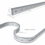 Лента светодиодная 220V 11W 60Led 5050 IP65 мульти, 50 м (LS002 220V RGB) — изображение 2