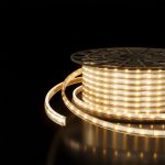 Лента светодиодная 220V 8W 60Led 2835 IP65 4200 дневной белый, 50 м (LS014 220V)