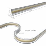 Лента светодиодная 220V 9,3W 288Led COB IP65 6500 холодный белый, 50 м (95000/02) — изображение 2