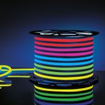 Гибкий неон LS001 220V RGB 12W 80Led 5050 IP67 односторонний , 50 м