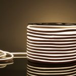 Гибкий неон LS001 220V 9.6W 120Led 2835 IP67 4200K односторонний дневной белый, 50 м